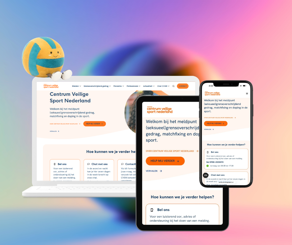 Centrum Veilige Sport Nederland (CVSN) - Vertrouwenspersoon - Website